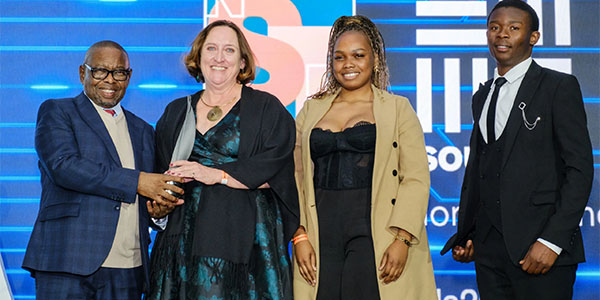 Dr Lynn Bowie Research Associate in Wits School of Education wins NRF NGO Award for OLICO Maths Education